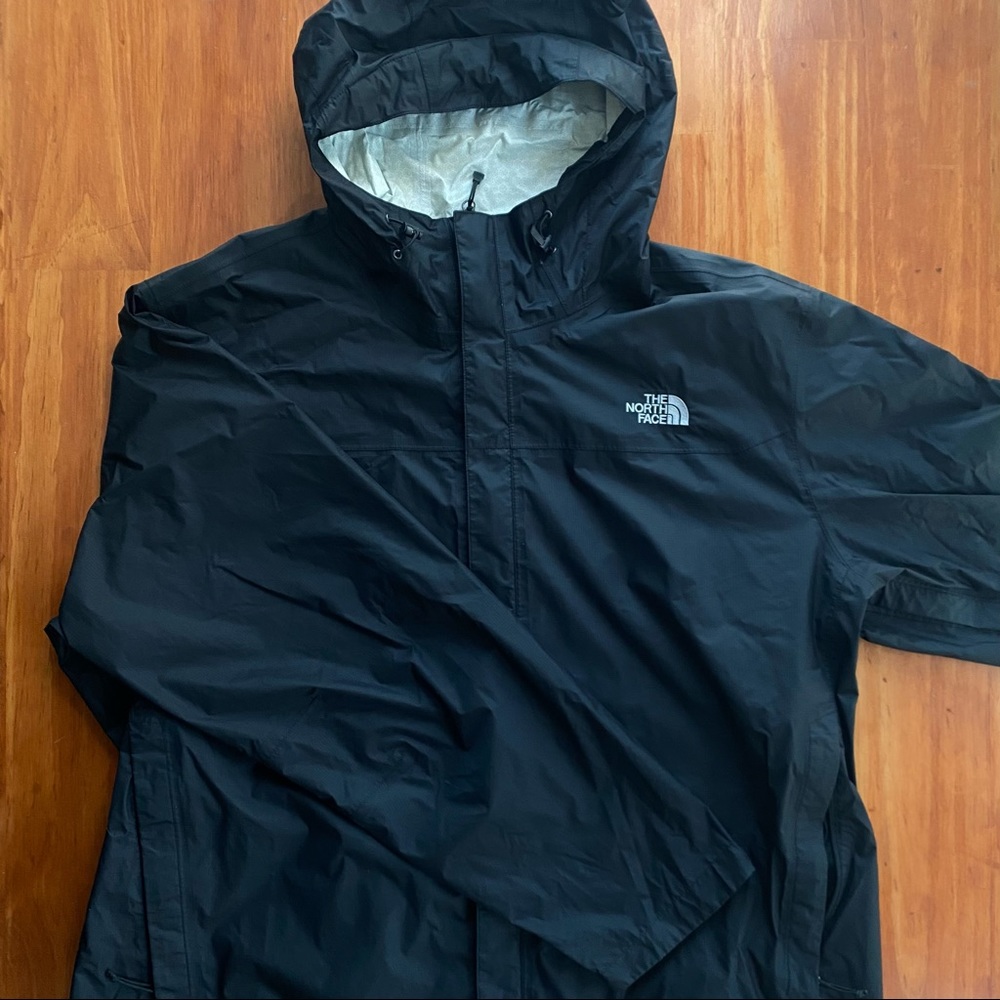 Black NorthFace Rain Coat